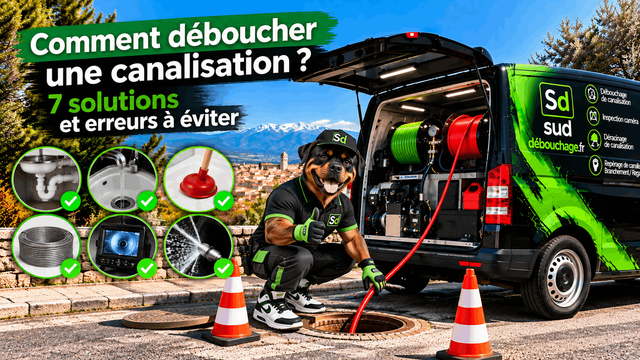 Comment déboucher une canalisation ? 7 solutions et erreurs à éviter