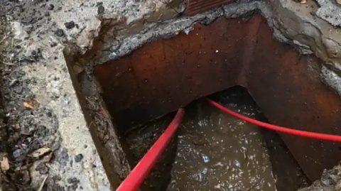 Curage de canalisation par haute pression